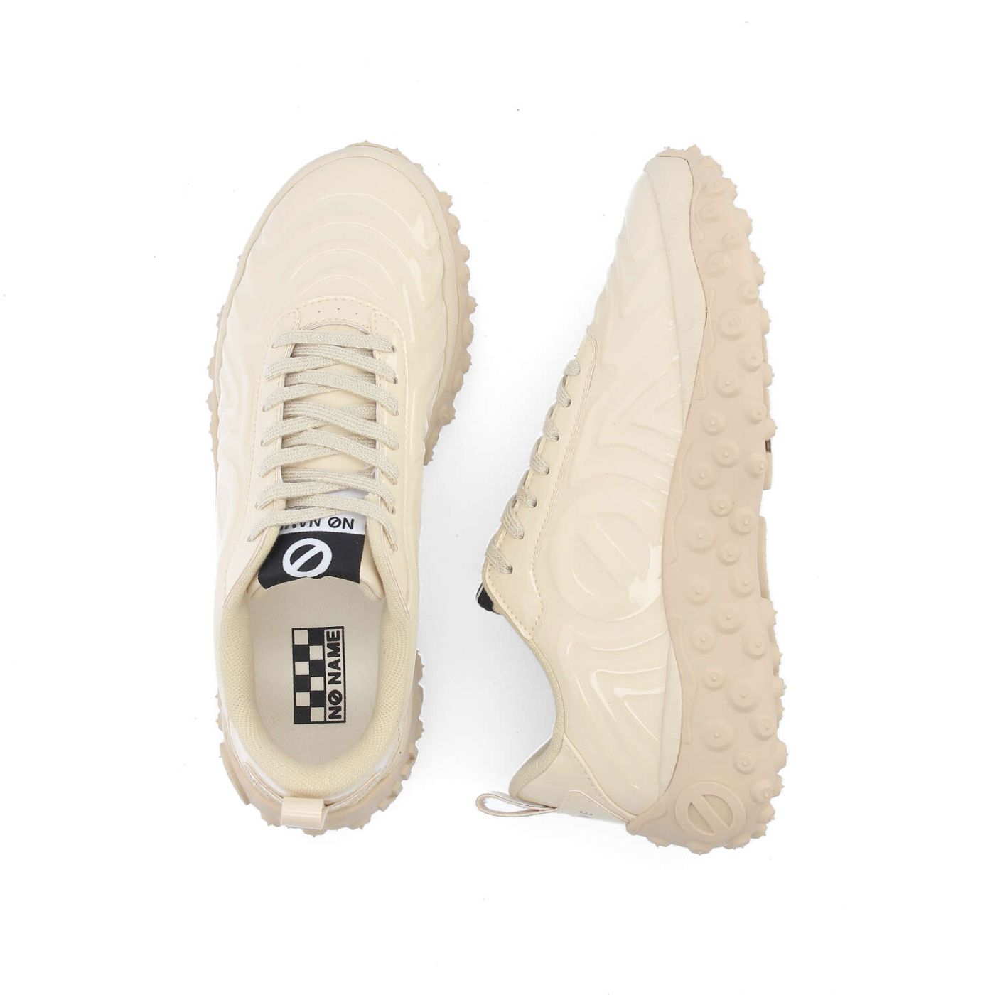 ONDA LACES W - SOFT/PATENT - BEIGE